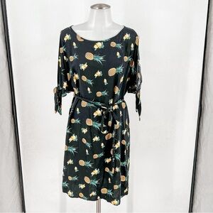 New York and Co Pineapple and lemons dress